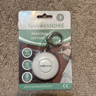 Nano Banshee Personal Self Defense Alarm W/ LED Light , 130 dB.  New