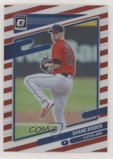 2021 Panini Donruss Optic Freedom Prizm 36/45 Shane Bieber #185 0lt3