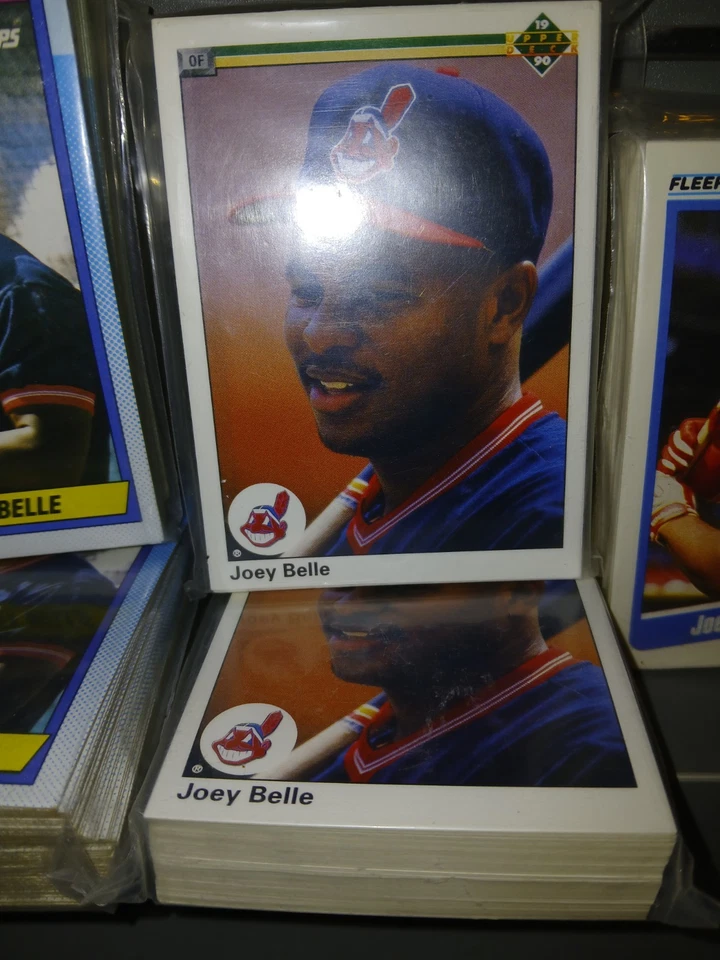 ALBERT BELLE ROOKIES 325 1990 25-90 HOJA 100-UPD & TOPPS 50-SCORE & FLEER Foto 3 de 4