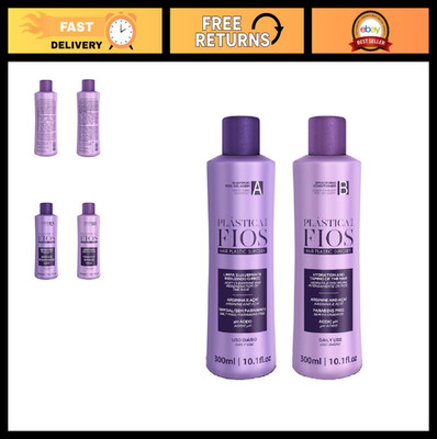 Home Care Hair Kit - Keratin Shampoo & Conditioner Set for Smoothing All Hair Ty