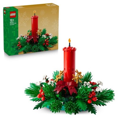 Lego 40743 Weihnachtliche Tischdeko inkl. eine Kerze, rote Beeren, goldener Sta...