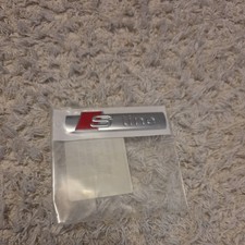 original Audi S-Line Logo Schriftzug Kotflügel Emblem Aufkleber badge fender