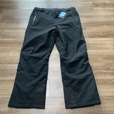 Columbia コロンビアOMNI-TECH アウトドアパンツ ブラック　黒 Columbia Mens Free Climb Insulated Omni-Tech Pants Black Size XL