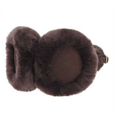 UGG Earmuffs Sheepskin Wool Foldable Winter Earflaps Mens Womens