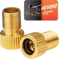 Henmi 2 Adapter Dv Sv Auf Av Fahrradventil Autoventil Ventiladapter Set