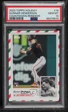 2023 Holiday Countdown Gunnar Henderson (Reindeer Variation) PSA 10 GEM MT 08k5