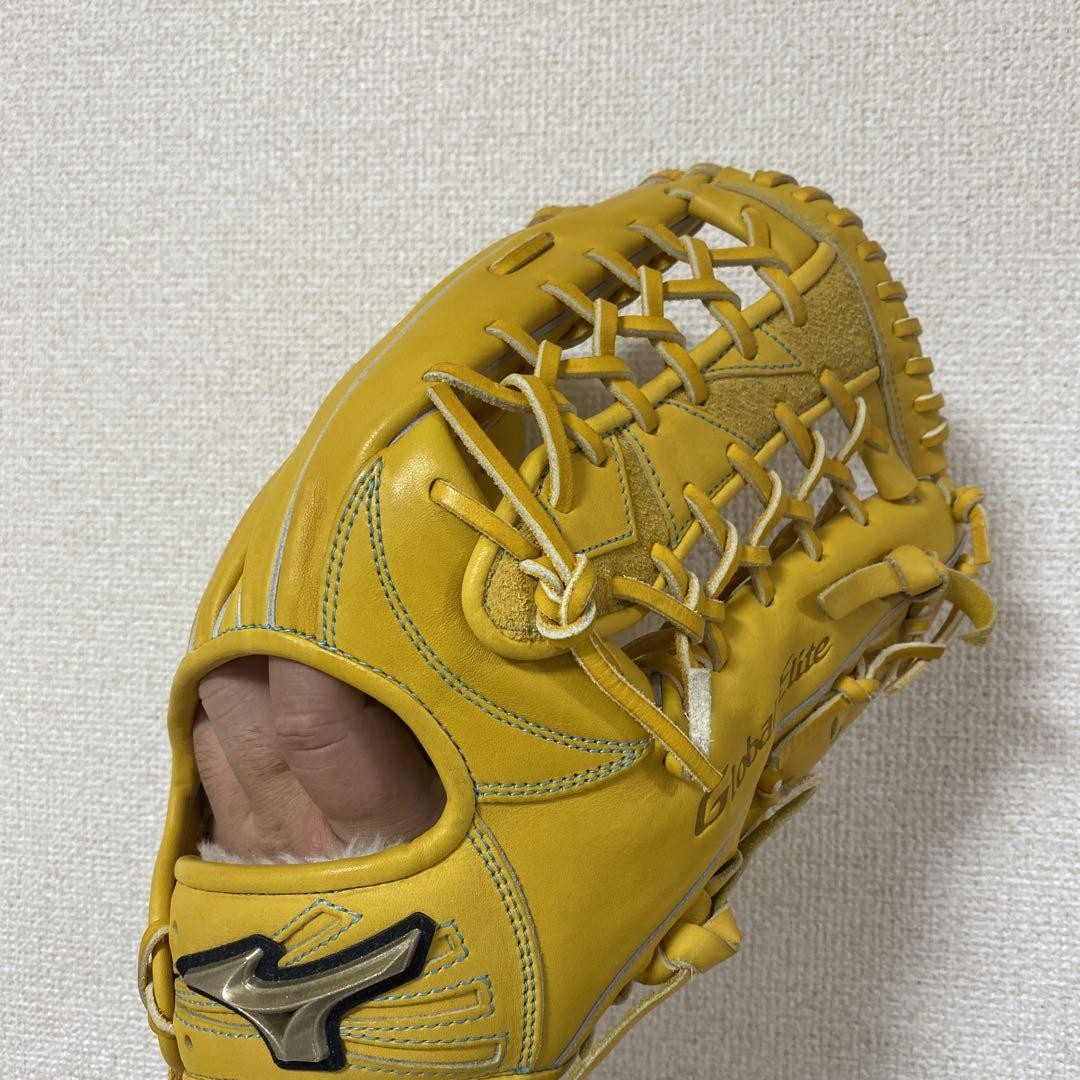 Mizuno Glove Elite イエロー/レッド Mizuno Baseball Glove Global Elite Infinity Neo LH Infield