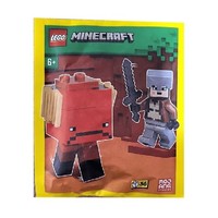 Lego Minecraft Nether Hero & Strider Minifiguren Foil Pack Paper Bag Set 662402