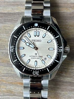 Seiko SPB481J1 Prospex Automatic White Dial 300M 6R35 Steel Watch