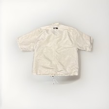 Fear of God Essentials Short Sleeve Nylon Shirt beige Men’s Size L 