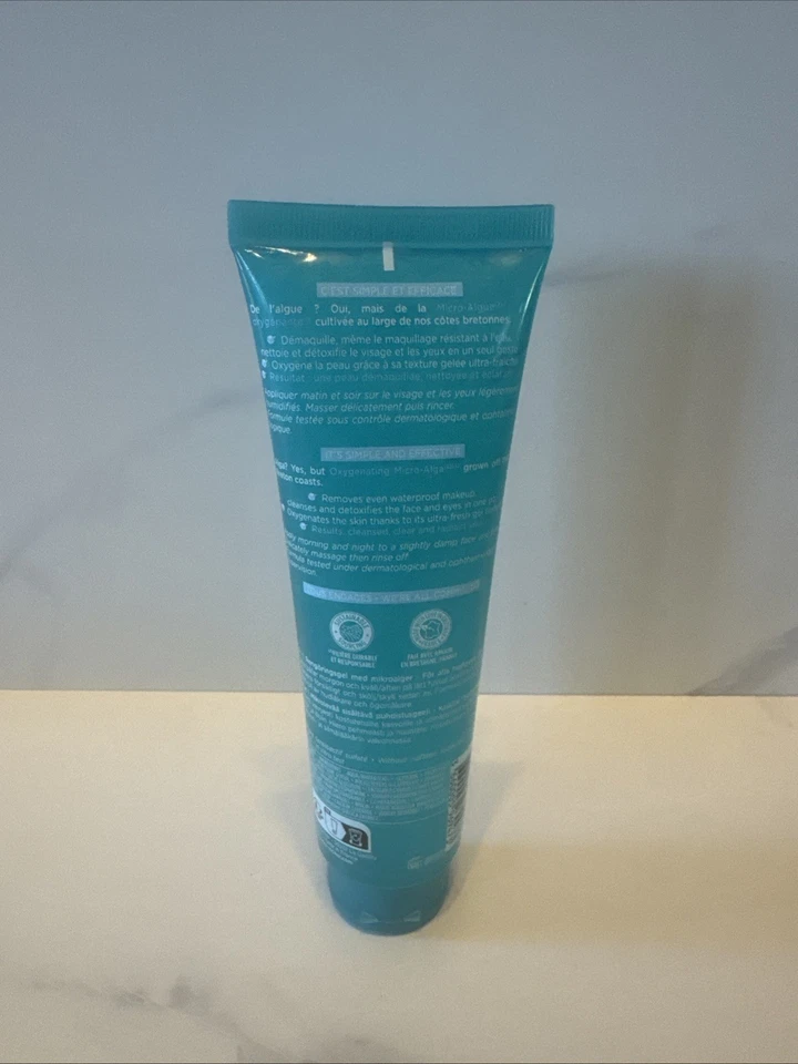 Yves Rocher PURE ALGUE 3 en 1 Maquillaje Eliminación Jalea Marina Todo Tipo de Piel 5 Oz Foto 2 de 4
