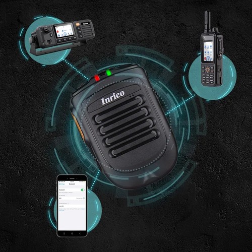 2 szt. Inrico B02 Bezprzewodowy mikrohpone do systemu Ios Android Zello Moblie Telefon - Zdjęcie 5 z 8