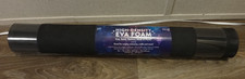 Black 3mm EVA Foam Roll, High-Density, for Costumes, Cosplay, DIY, 24 x 60 In