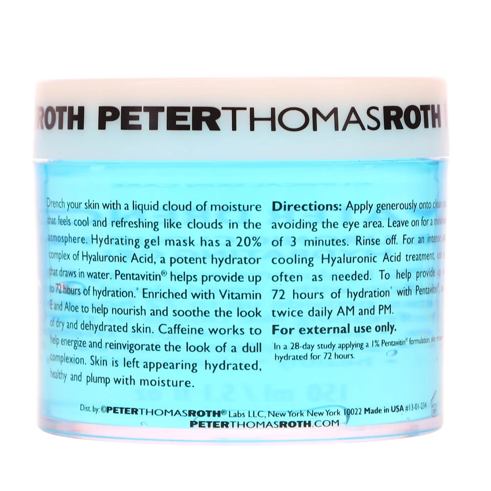 Peter Thomas Roth Water Drench Hyaluronic Cloud Mask Hydrating Gel 5.1 oz - Image 4 of 4