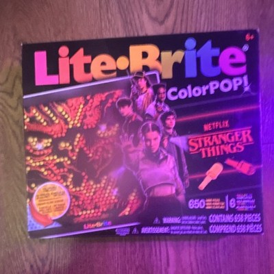 Lite-Brite ColorPOP! Netflix Stranger Things Set 650 Pieces Ages 6+