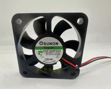 1x SUNON KDE1205PKV4 5010 DC12V 0.6W 5CM 2-Wire Silent Cooling Fan xtlp
