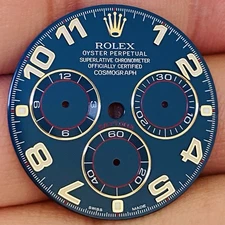 Rolex Blue Dial Chromalight For Daytona Model 116528 116523 116518 116503 116508