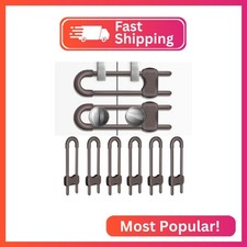 Cabinet Locks for Babies, Baby Proofing Cabinets, 6 Pack U-Shaped Child Locks fo