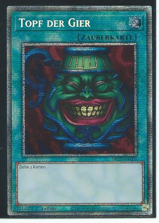 YU GI OH TOPF DER GIER MP25-DE050 STARLIGHT RARE 1.AUFLAGE