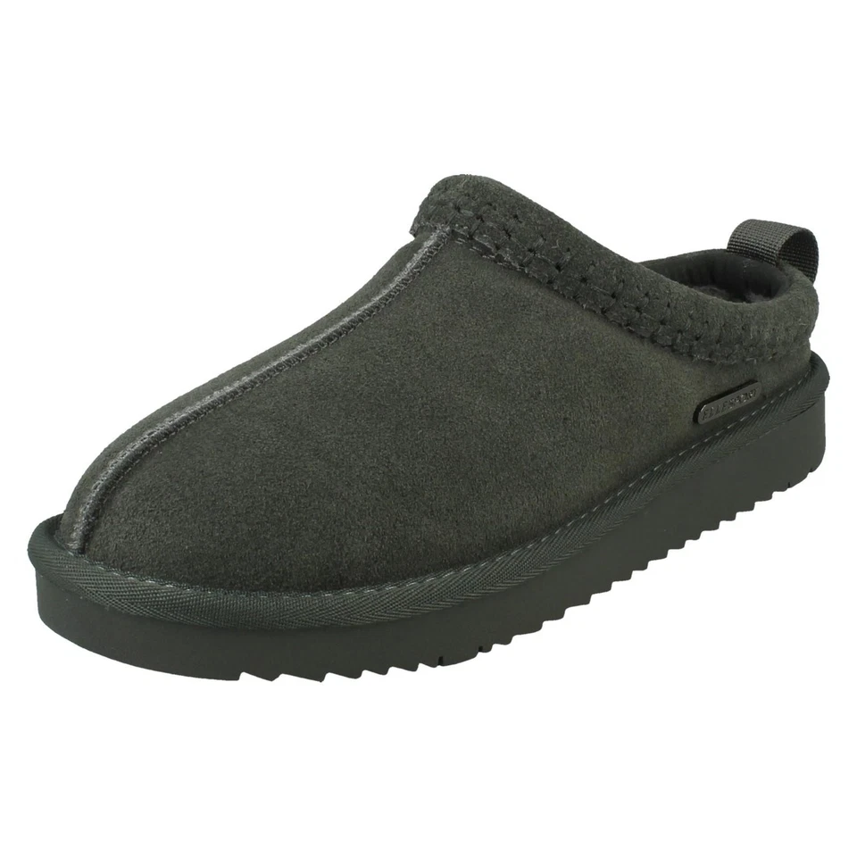 Damen Elle Sport Freizeit Slip-On Wildleder Warmgefütterte Hausschuhe - F4R477 - Bild 1 von 1