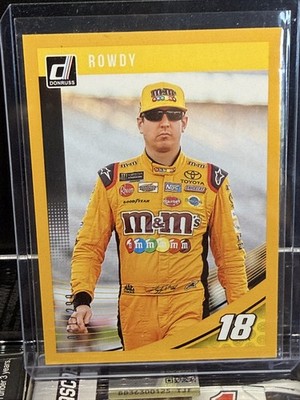 2019 Panini Donruss Racing- Nickname Variation Kyle Busch #50 Gold Rowdy 021/299