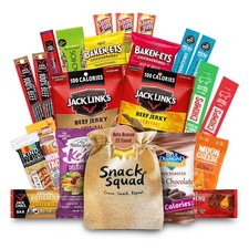 Confezione regalo Keto Friendly varietà cura manzo a scatti, noci, manzo maiale snack box