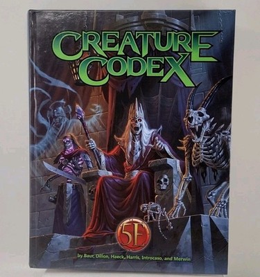 Creature Codex 5e RPG Sourcebook Hardcover Kobold Press - D&D 5th Edition