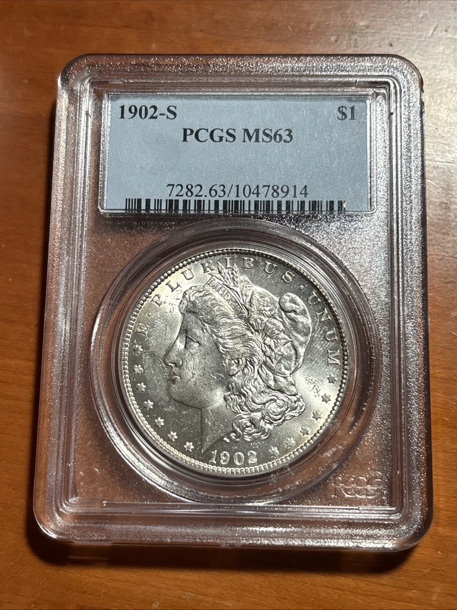 MS 63 Graded 1902 Year Morgan US Dollars (1878-1921) for sale | eBay