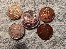 Heads I Win--Tails You Lose Coins--All 5 for 1 Price