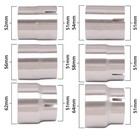 51MM-52/54/56/58/62/64 Universal Adapter Slip Exhaust Pipe Connector Motorcycle