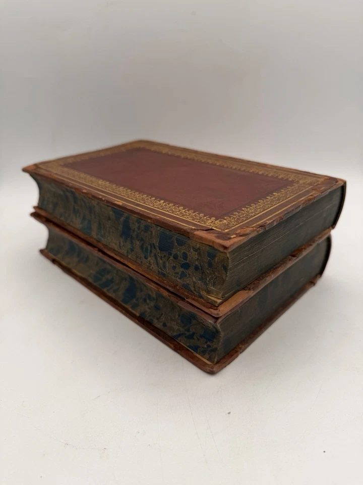 Leopold Von Ranke Popes of Rome 2 Volume Set Leather Hardcover 1846 Blackie Son - image 3 of 4