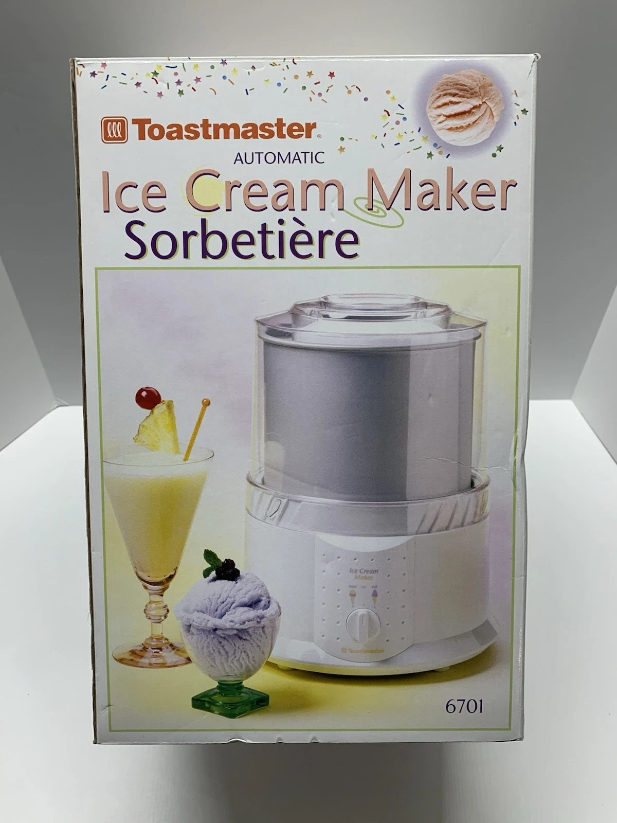 Toastmaster Automatic Ice Cream Maker 6701 NEW IN BOX