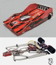 Mid-America Gemini w/Brushless 6500KV Motor Castrol/Audi GTP RTR 1/24 Slot Car