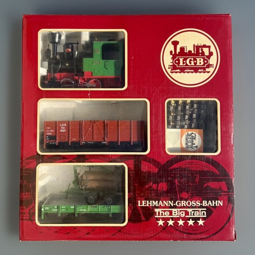 LGB 20500 Startset „Güterzug“ komplett in OVP.Lok mit Beleuchtung  | Condition: Gebraucht