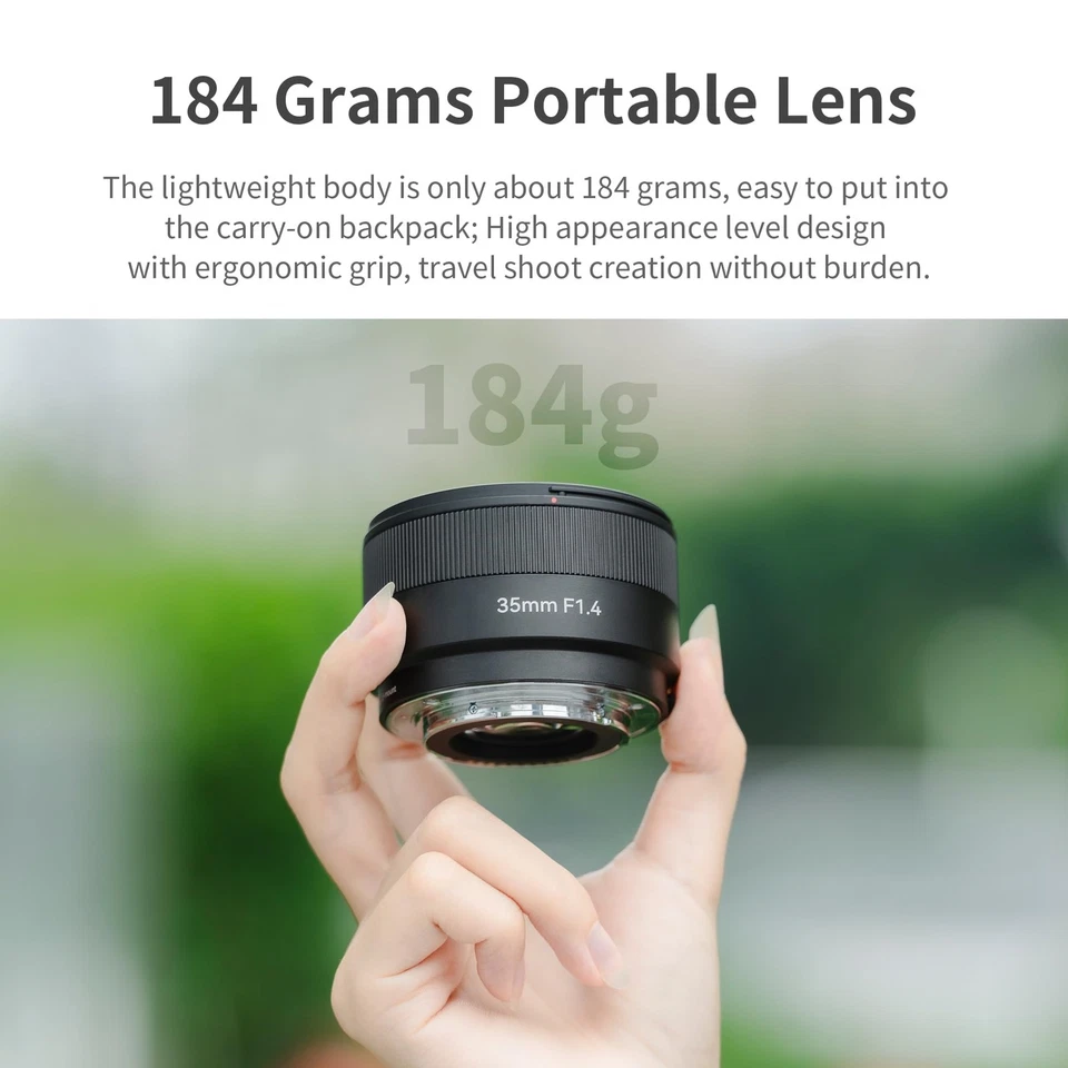 35mm F1.4 Auto Focus APS-C X Mount Camera Lens for Fuji X-Mount Cameras X-T10... - Image 3 of 4