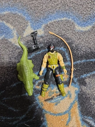 G.I. Joe lot figure 1987 croc master 100% complete