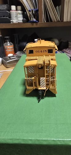 HO OVERLAND BRASS D&RGW STEEL CABOOSE - Picture 4 of 6
