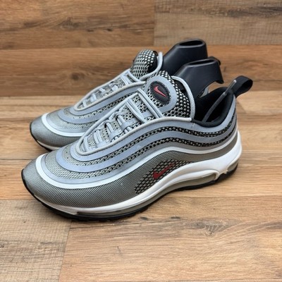 Nike Air Max 97 Women Size 6.5 Sneakers Ultra 17 Metallic Silver GS
