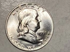 1951-D Franklin Half Dollar Uncirculated Silver -  Possible RPM & FBL
