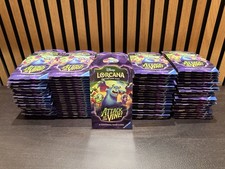 Lorcana TCG Attack of The Vine Sleeved Booster Pack Lot of 100 SHIPS TODAY