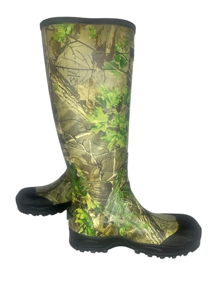 Botas de caza Gander Mountain para mujer talla 7 camufladas de goma impermeables difíciles de encontrar Foto 3 de 4