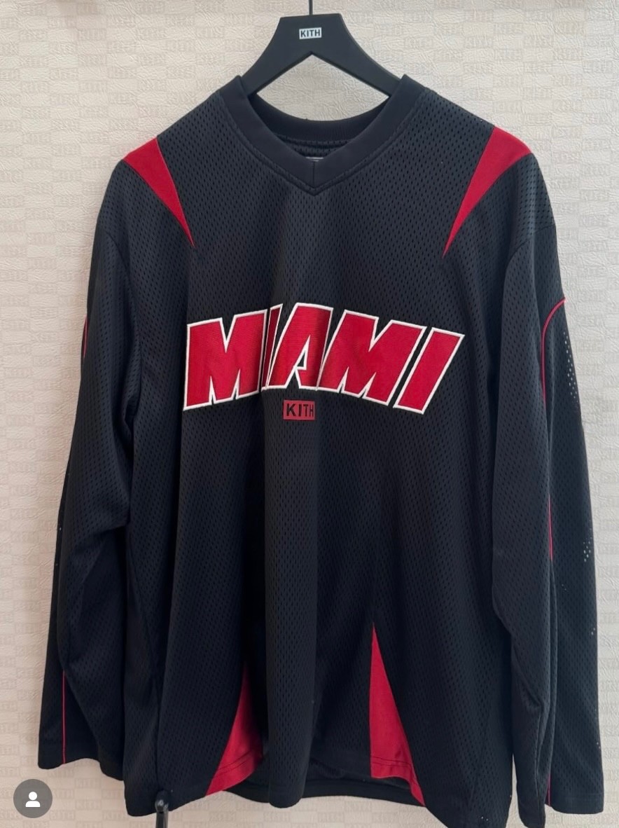 | FW25 |  Kith Miami Heat Malik Jersey | S-L| IN STOCK