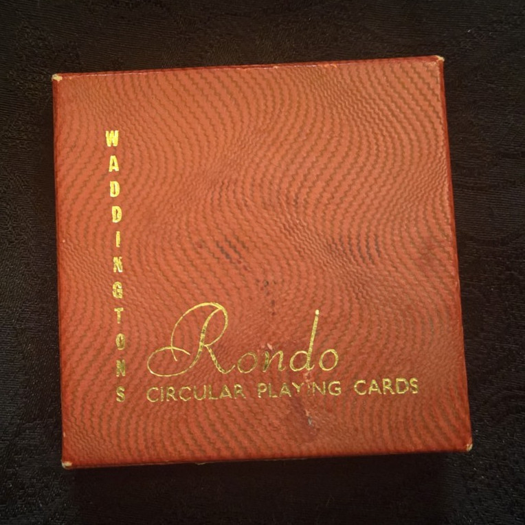 Bondo Round Circular 100% Plastic Playing Cards Deck in Box, Jester Theme