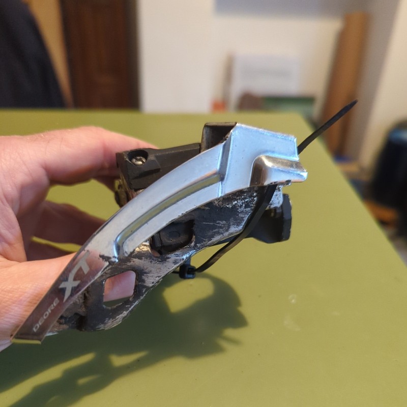 NEW Shimano XT FD-M780 Front Derailleur MTB 3x10s Dual Pull 34.9/31.8mm