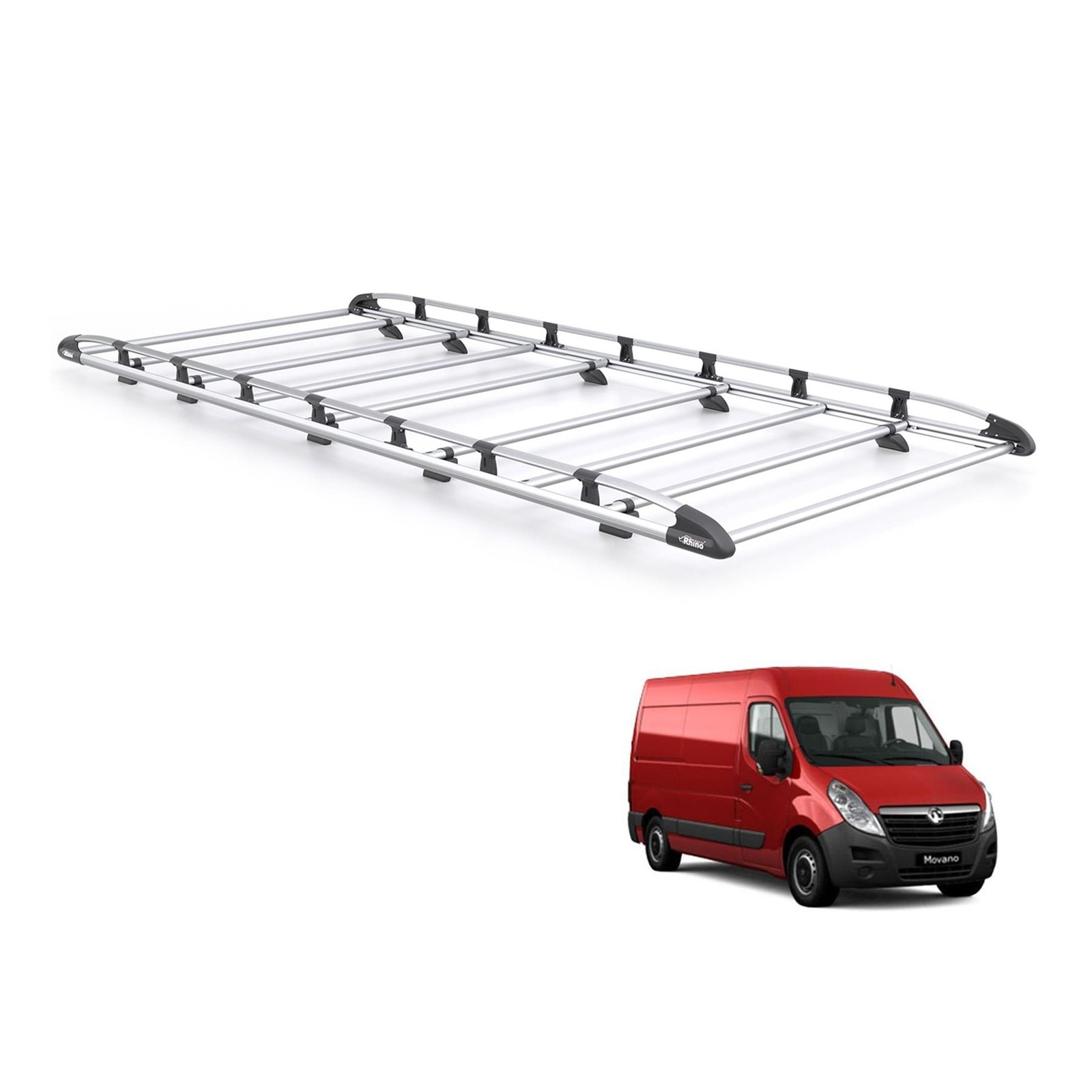 Vauxhall Movano Roof Rack for 2010-2021 [L3H2] Rhino KammRack
