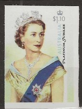 Australia 2022 - $1.10 Queen Elizabeth II Platinum Jubilee Self Adhesive - MNH