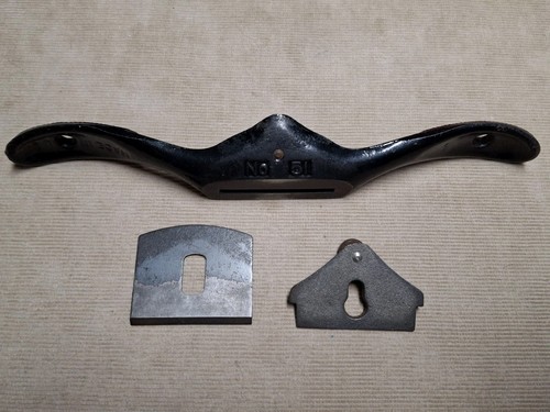 Stanley No. 51 Spoke Shave Antique Spokeshave Flat Bottom - Picture 7 of 11