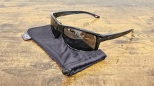 Oakley Polished Black Gibston Prizm Black Polarized Sunglasses