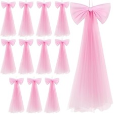 12 Pcs Large Bow Party Decorations 13.4 x 28.7 Inch Hanging Bow for Baby Show...