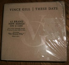 VINCE GILL - These Days - 4 CD's Set +  64 page book in custom storage box